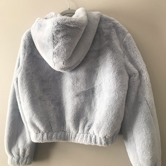 Bagatelle faux fur bomber jacket size XS - fit is XS to Small - Picture 6 of 7